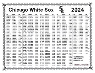 espn white sox schedule